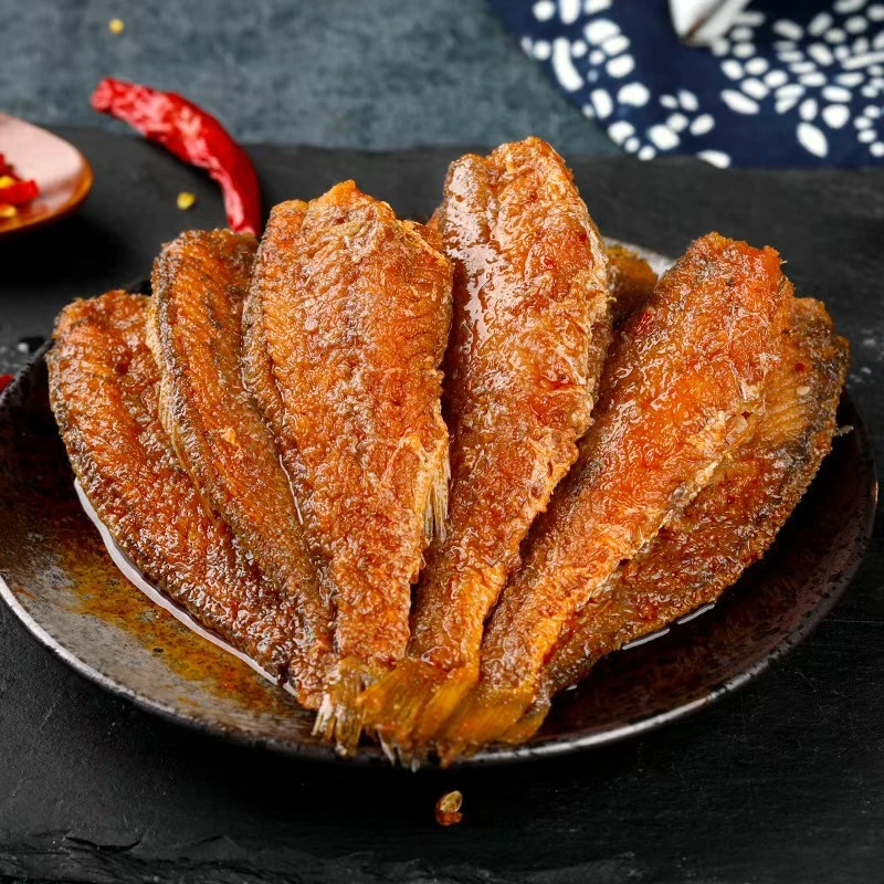 五香黄花鱼罐头下饭菜下酒菜麻辣黄花鱼罐头