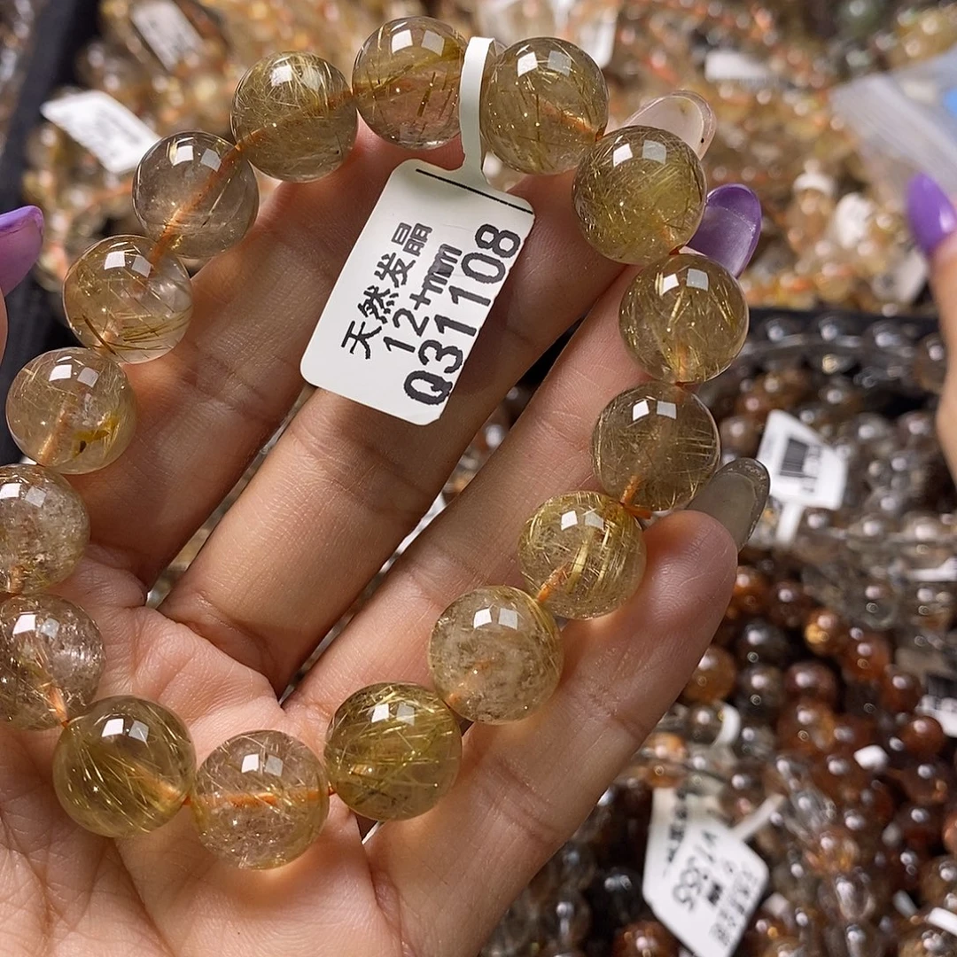 水晶未镶嵌手链水