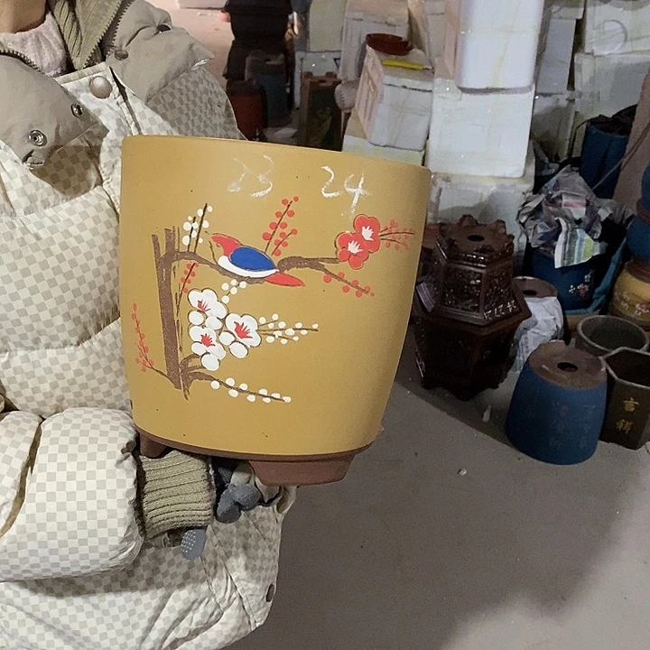 紫砂花盆紫砂花盆