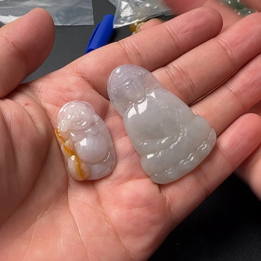 未镶嵌挂件翡翠雪