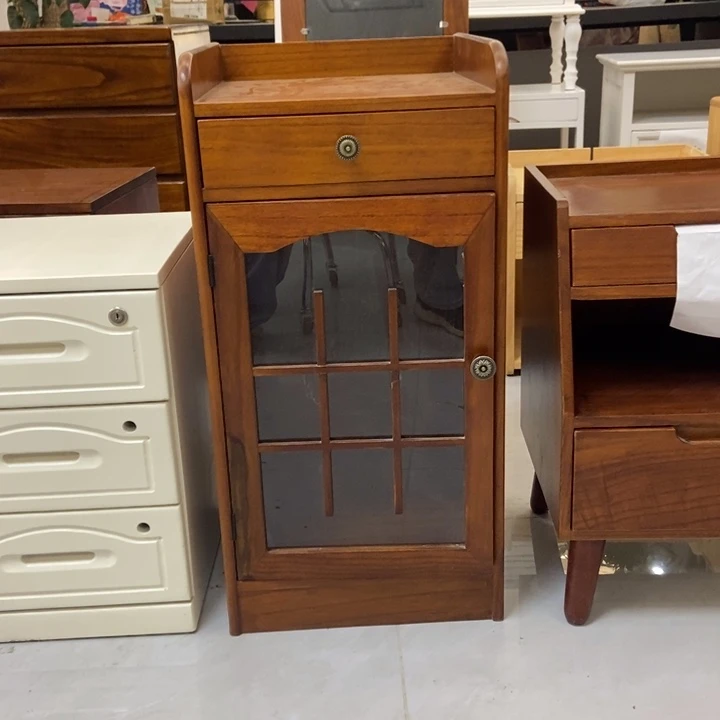 木（非红木类）梧桐木实木边柜