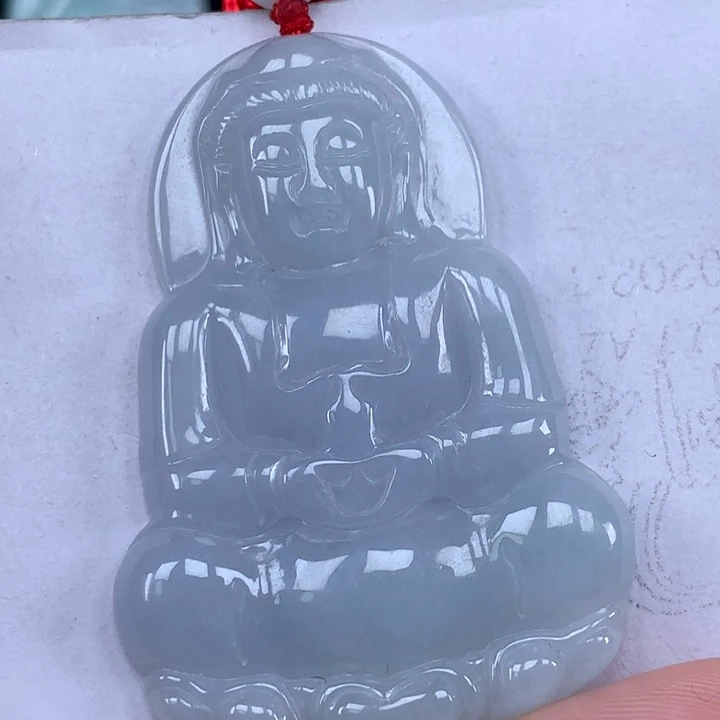 颈饰未镶嵌翡翠观音