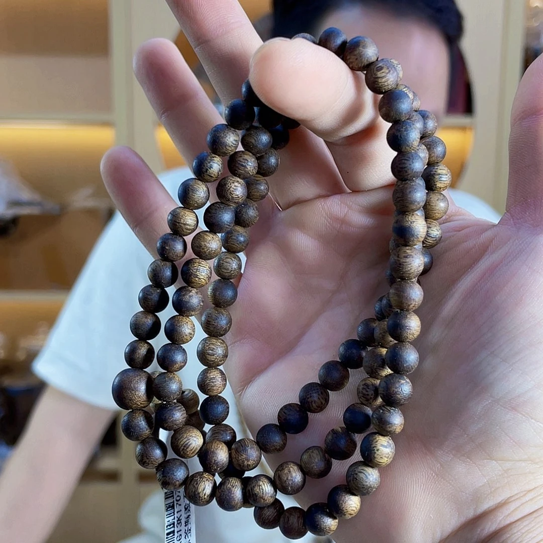 手串沉香棋楠陆河一代圆珠长串0.7/16克多样性发一