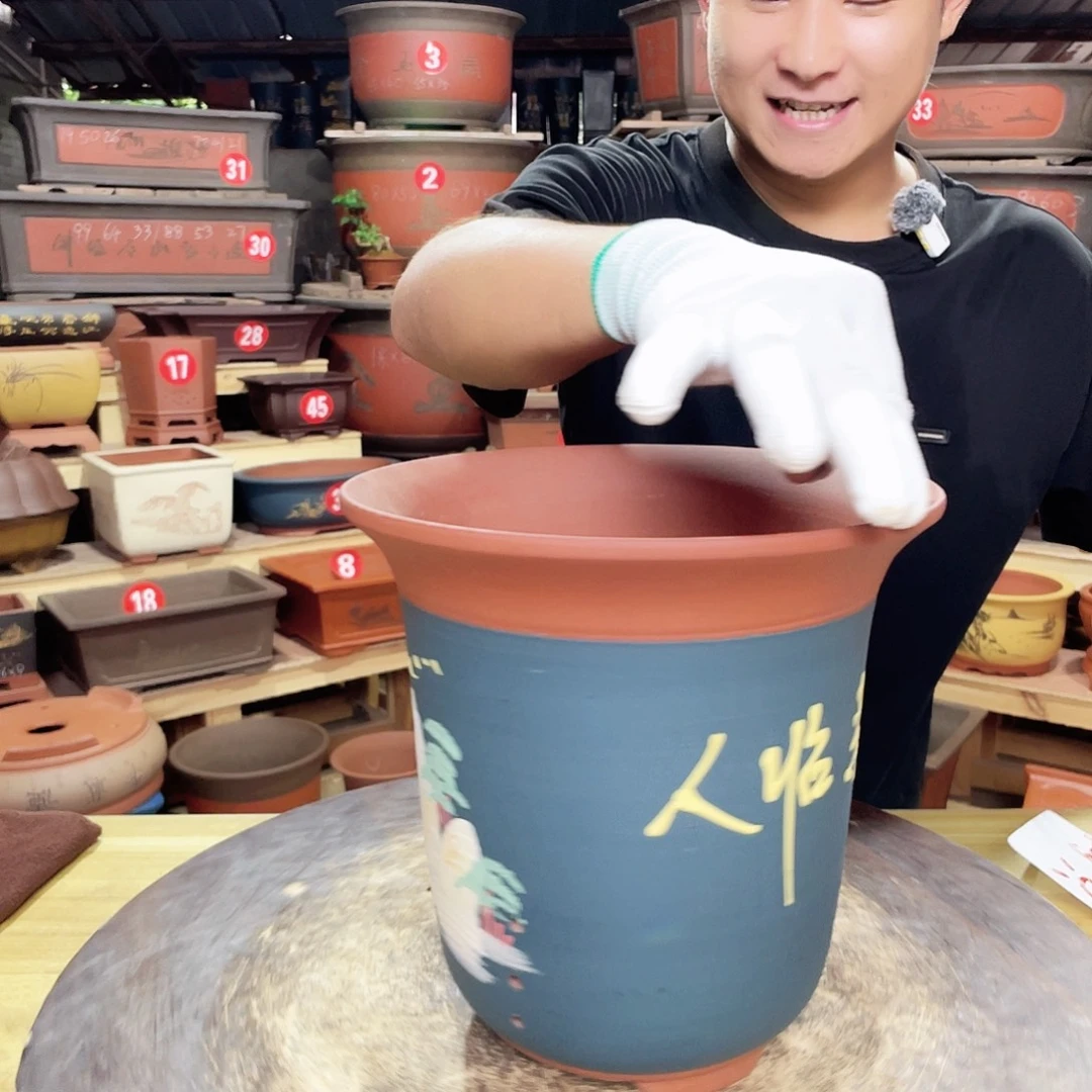 精品紫砂花盆工厂直销