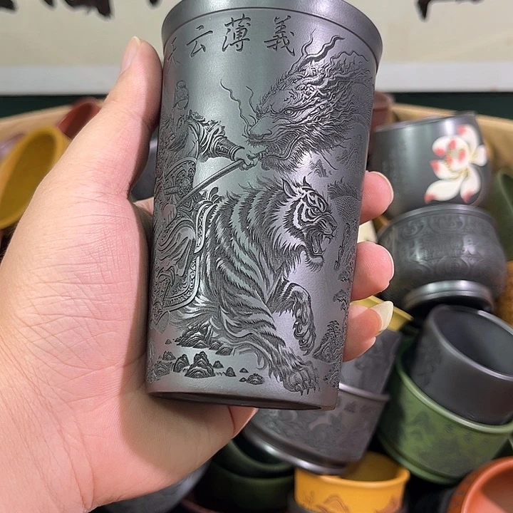 茶杯紫砂全手工紫砂主人杯