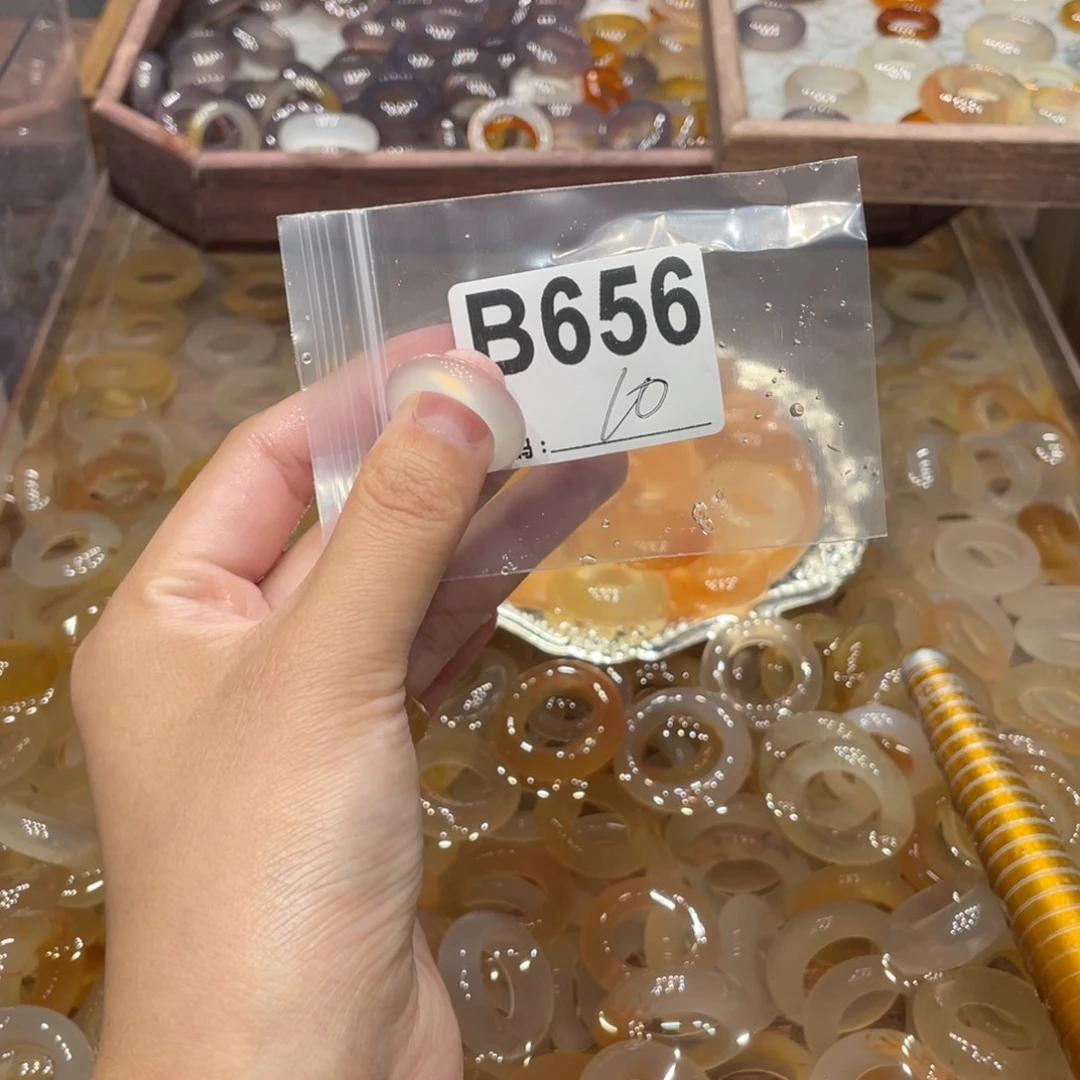 玛瑙/玉髓未镶嵌戒指656