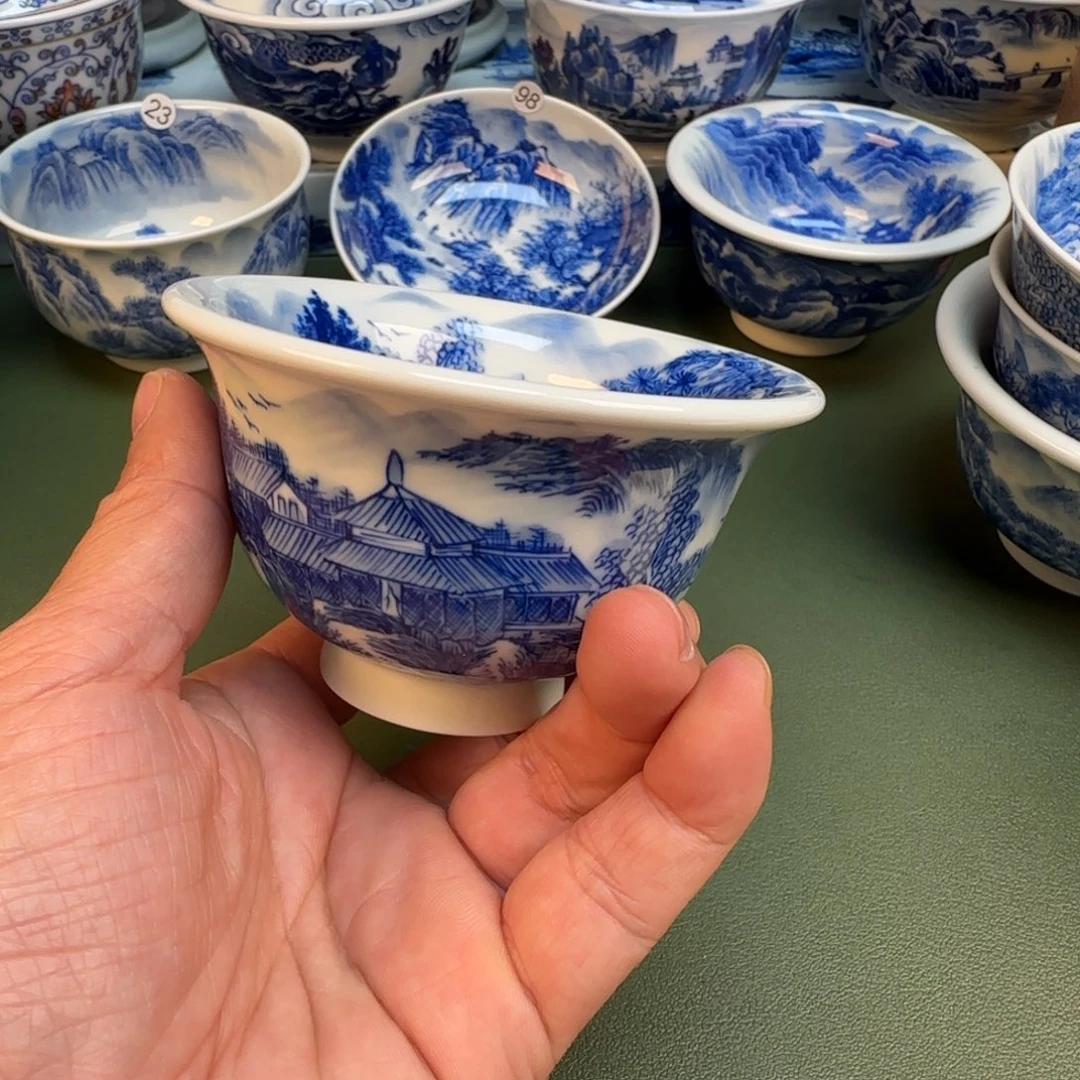 纯手工纯手绘茶具石头39