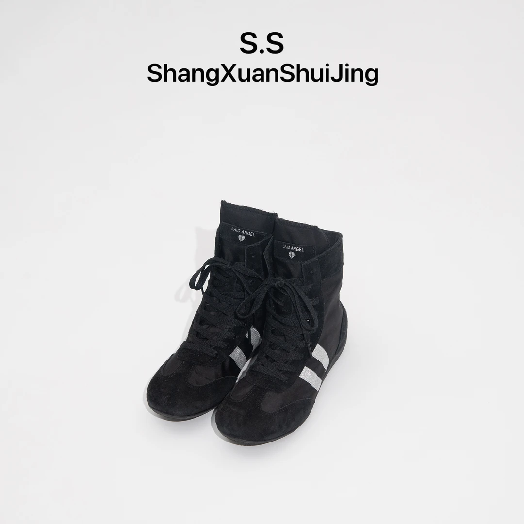 上玄水镜& 品牌设计师女装 时尚百搭帆布鞋 X25200700