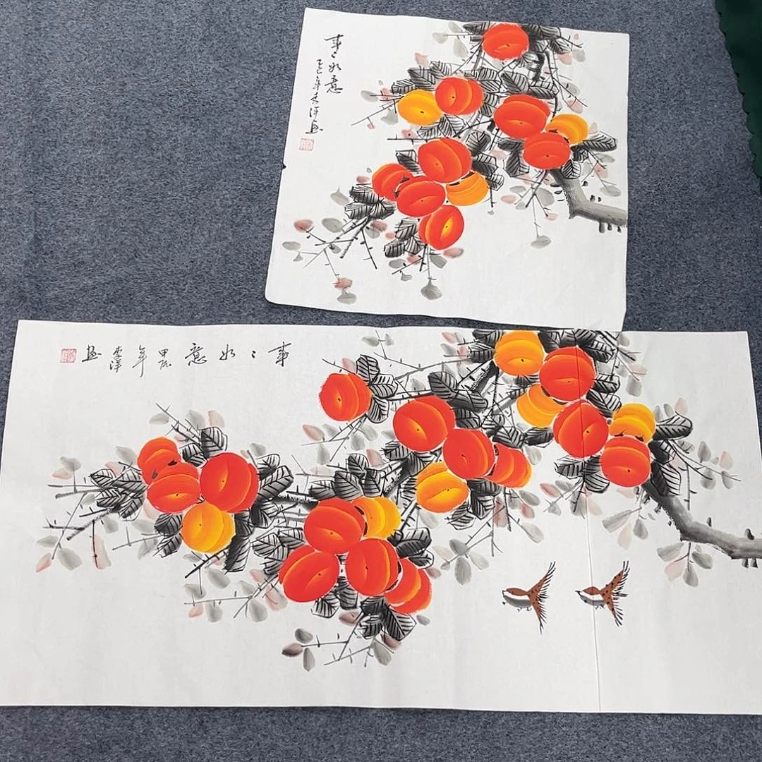 国画宣纸国画纯手绘作品