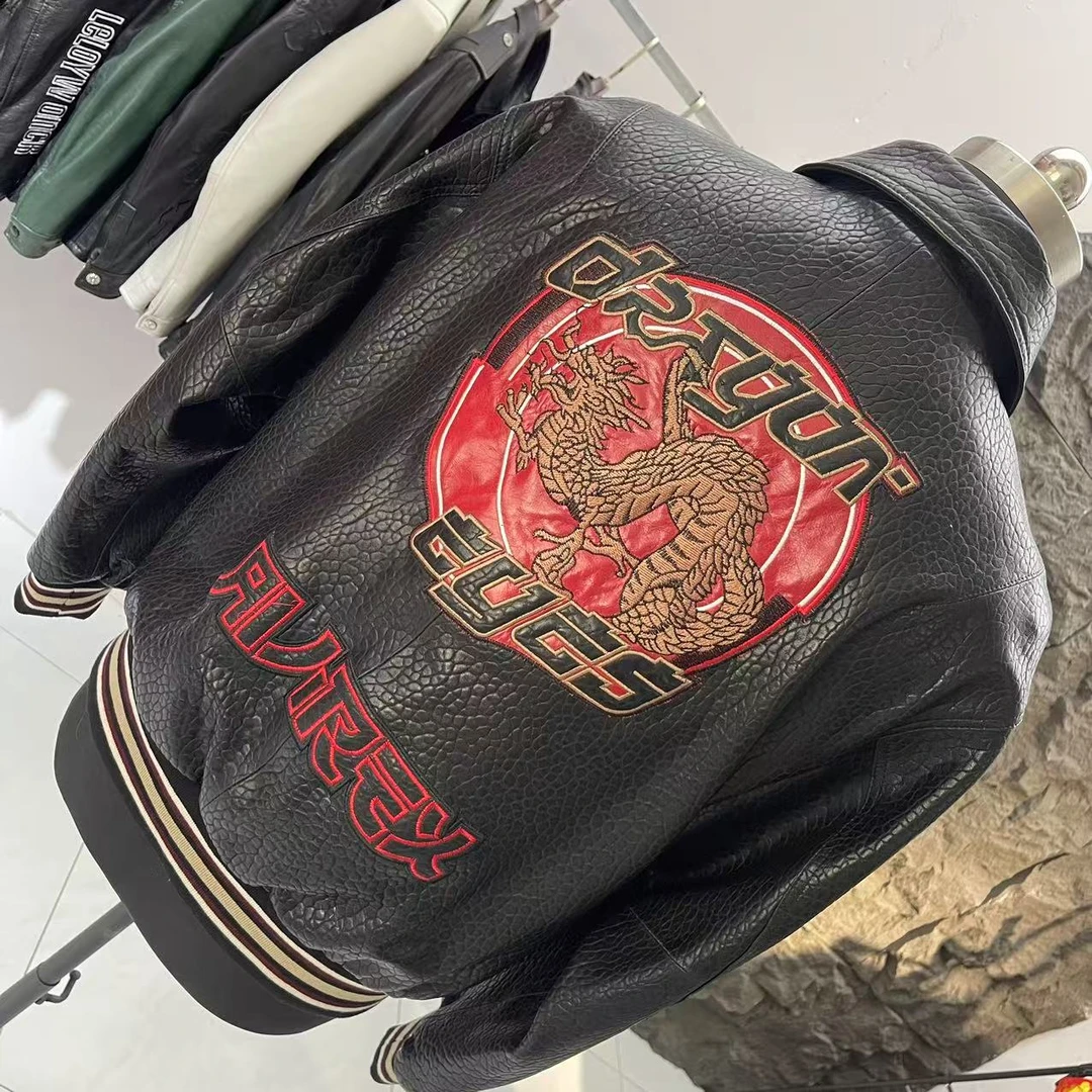 ZMY-QBST2025红龙羊皮夹克