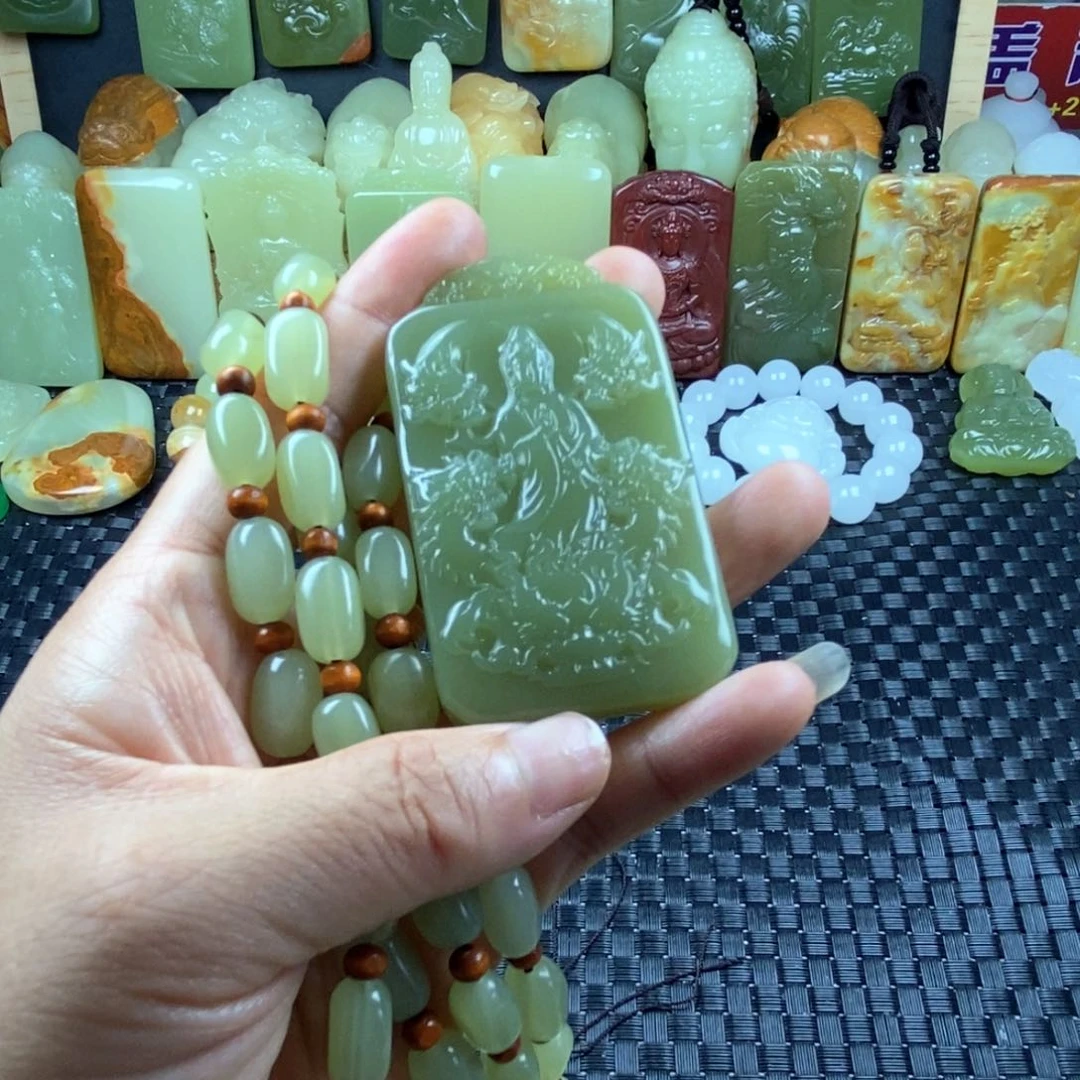 昆仑料九龙观音一套