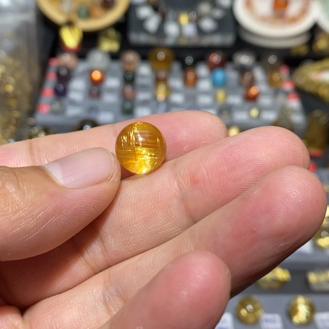 水晶手链未镶嵌金铜发12.3