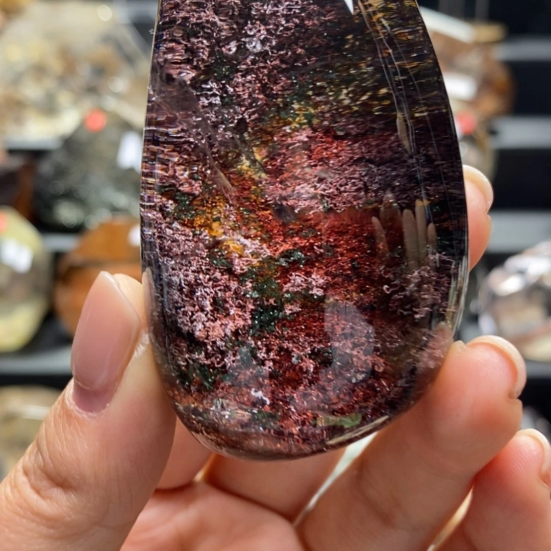 青***豆摆件水晶未镶嵌摆件0000