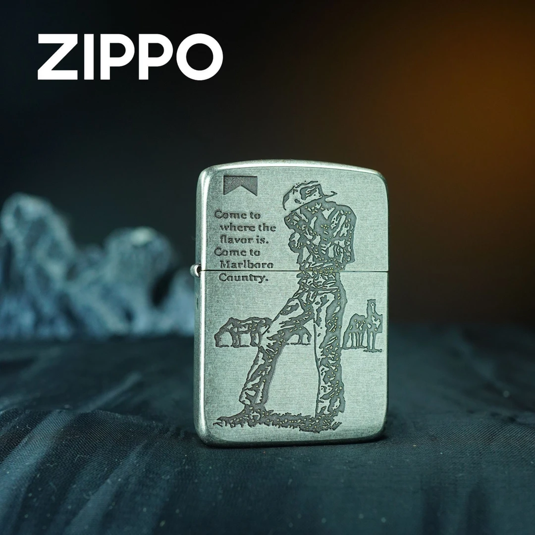 ZIPPO 打火机正品 1941古银万宝路站姿 0283