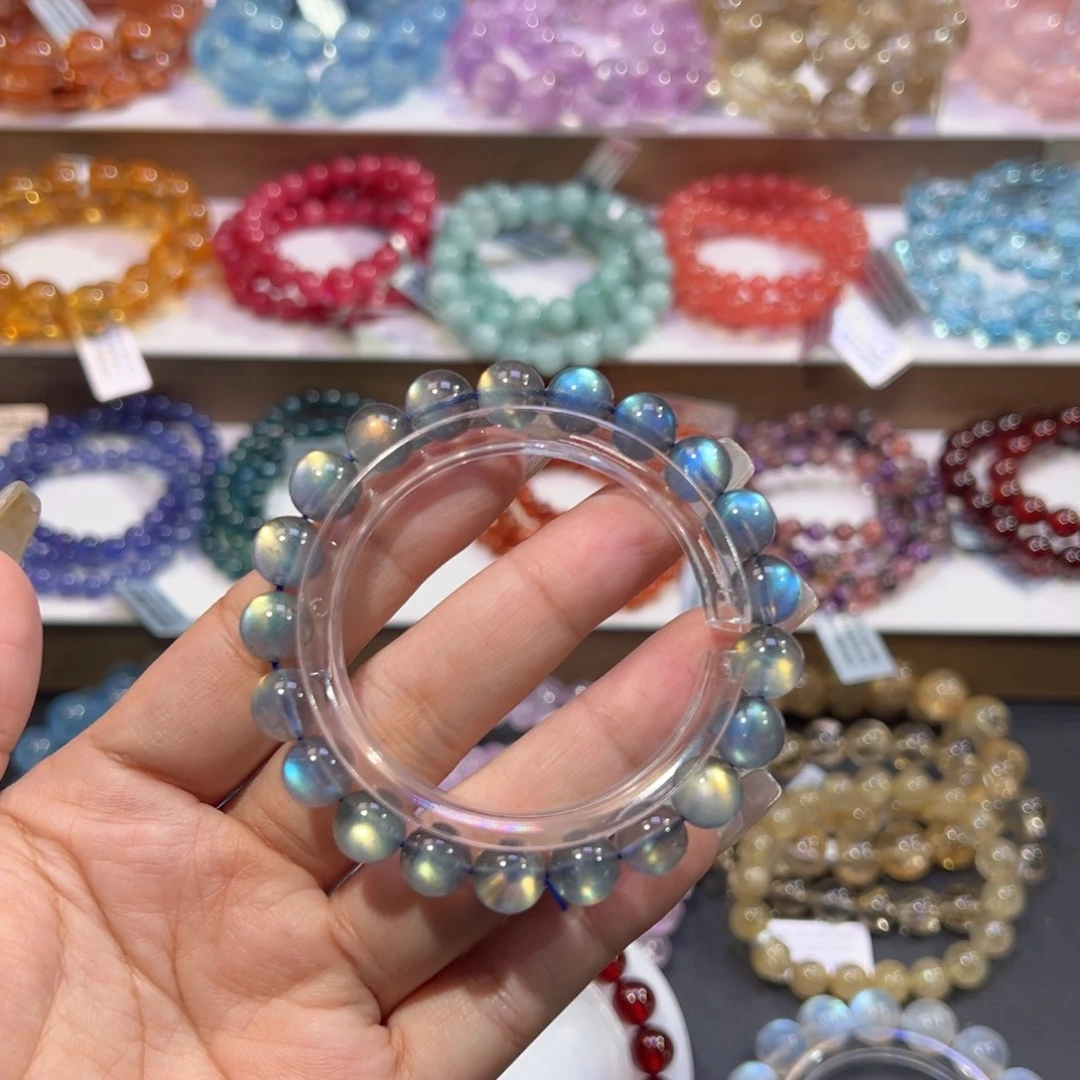 手串未镶嵌长石天花板灯泡灰月光9.4mm