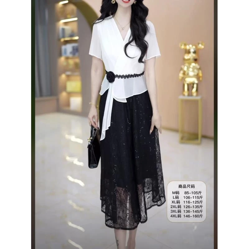 【连衣裙】2025夏季优雅新款气质时尚显瘦洋气连衣裙