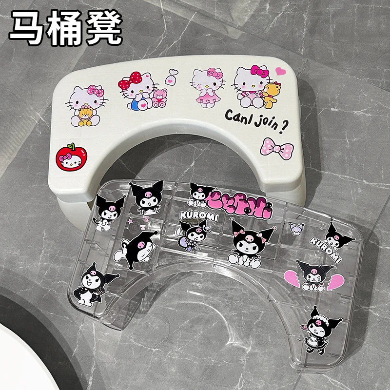 加厚马桶凳垫脚凳可爱卡通家用厕所蹲坑神器儿童卫生间防滑踩脚凳