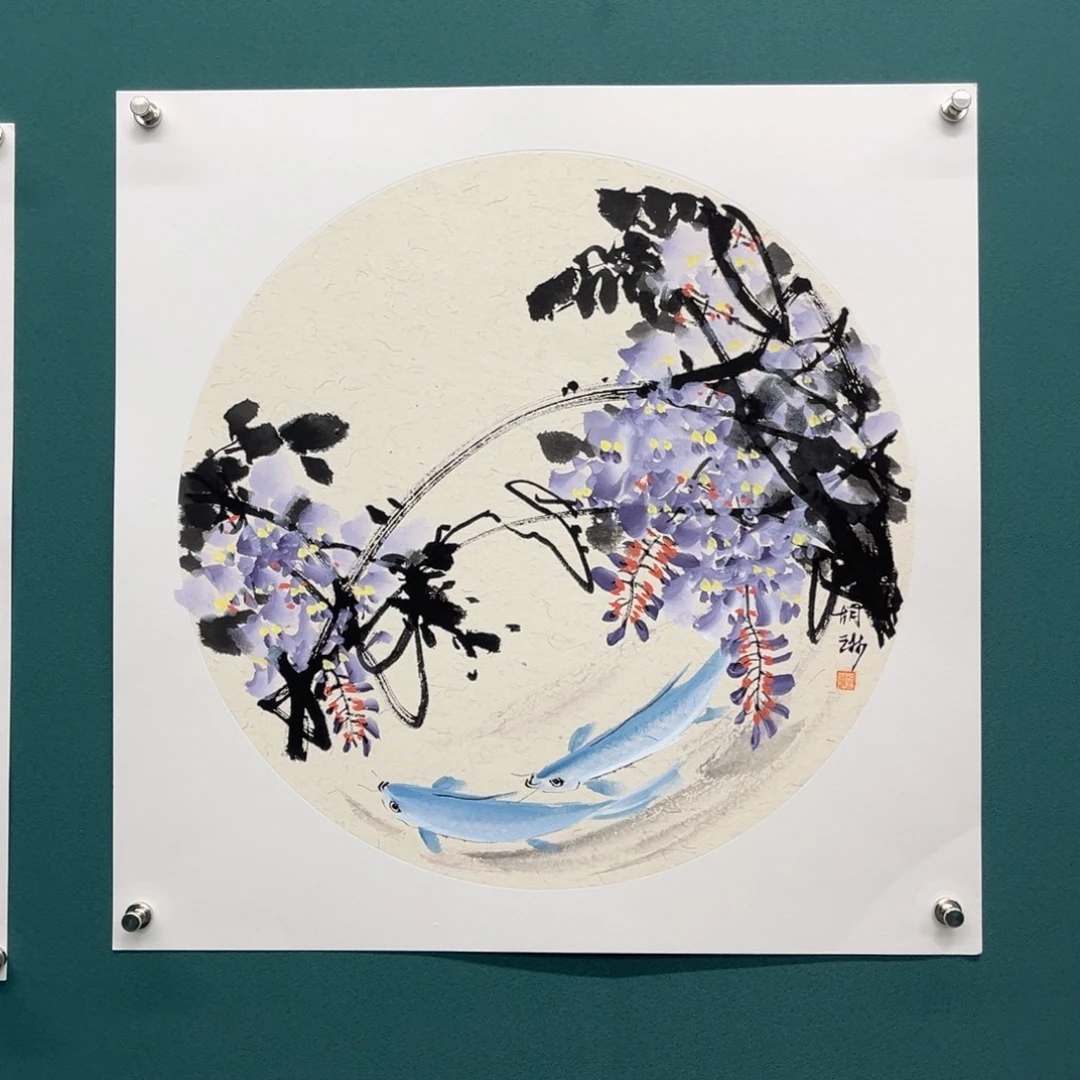 国画艺术家真人手绘