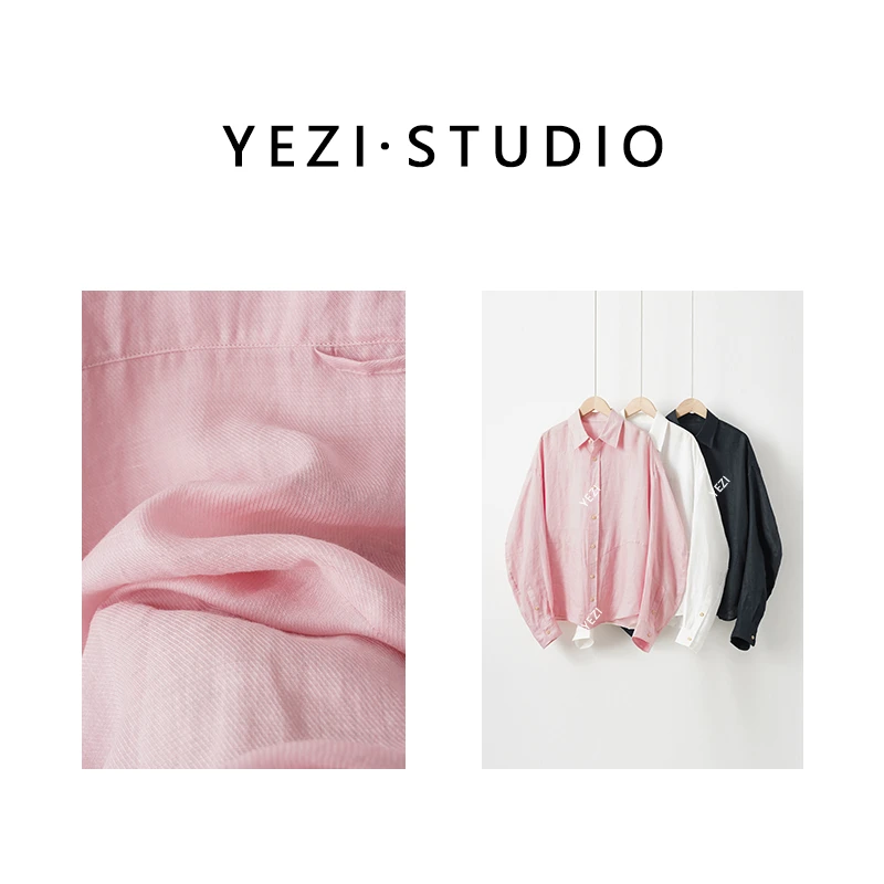 【芙蓉】26支超细轻盈感苎麻r*ow风衬衫上衣24216235