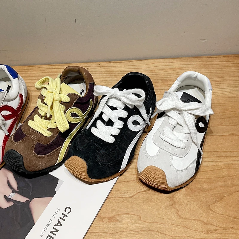 HKT.ZOZO左左家儿童春季新款德训鞋潮牌爆款男女童防滑跑步鞋