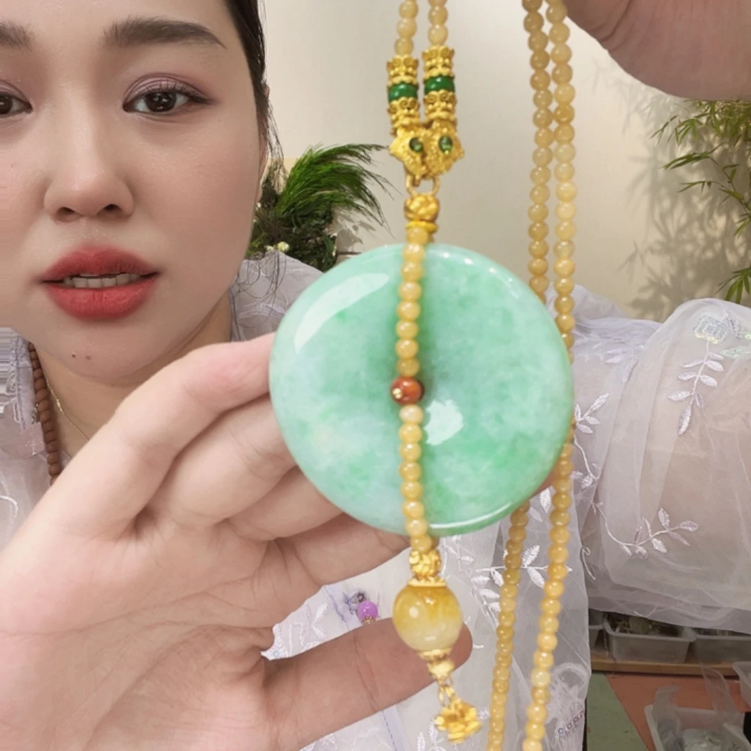 吊坠(赠链)合金翡翠国风