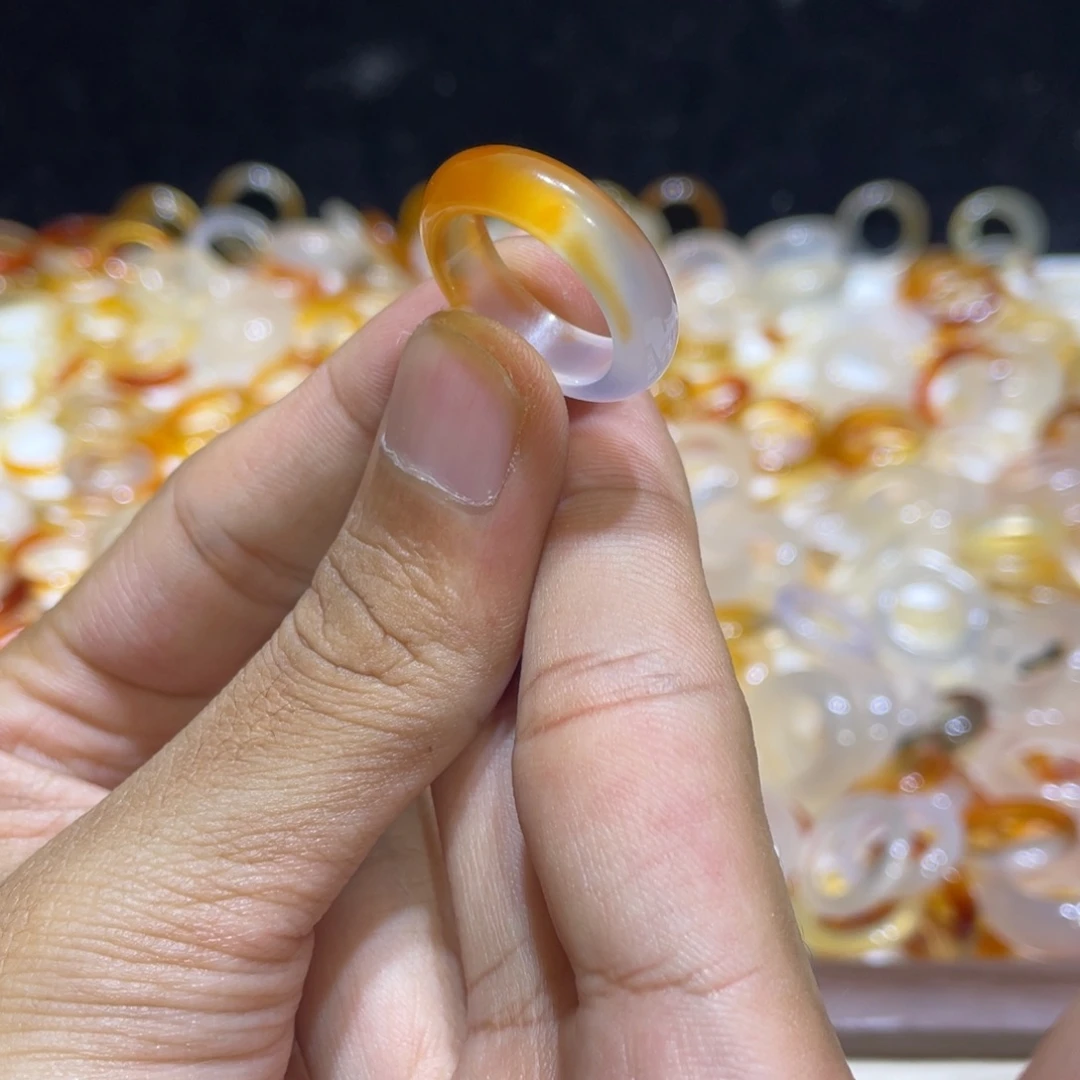 玛瑙/玉髓合金戒指259号港15 默认瑕疵