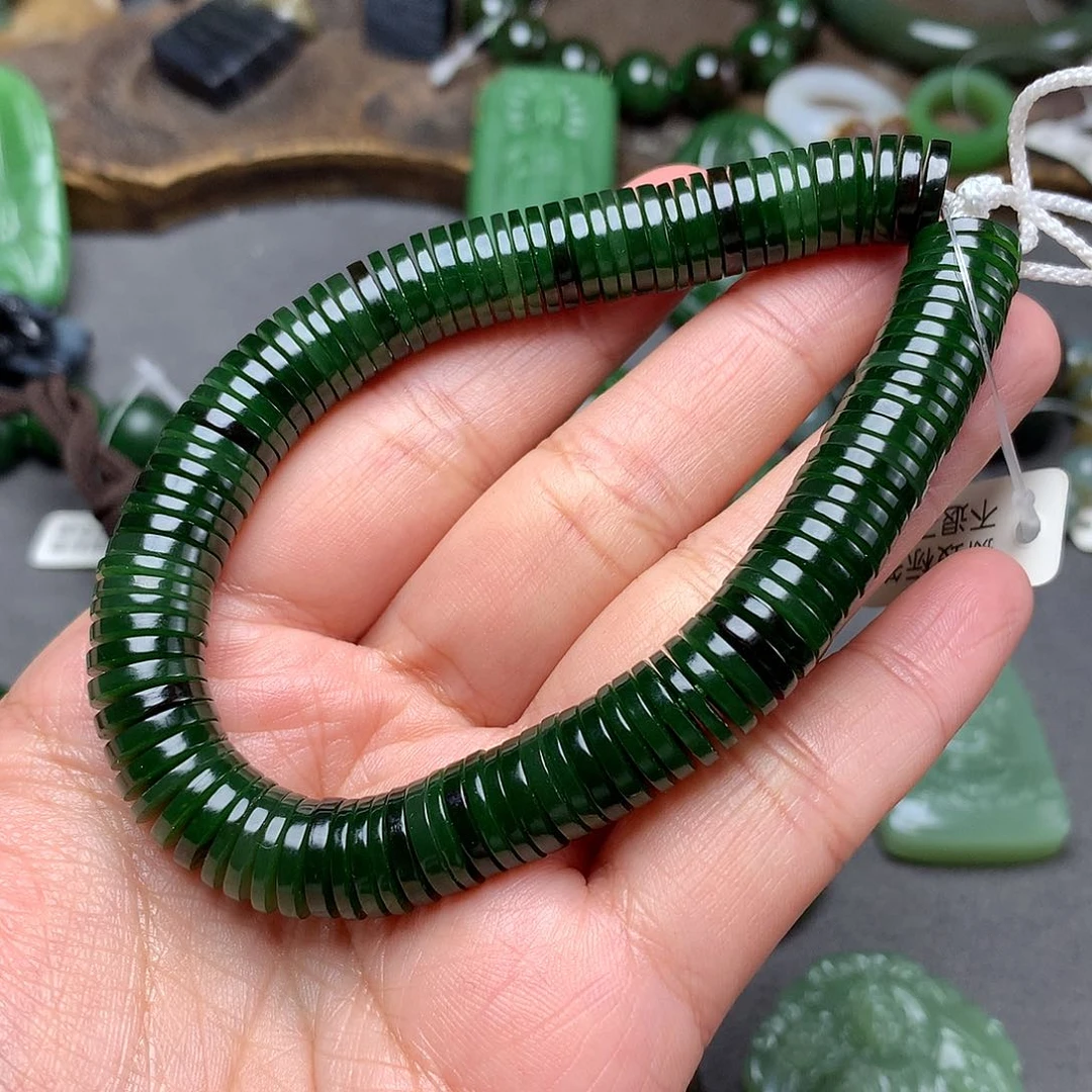 和田玉手串未镶嵌