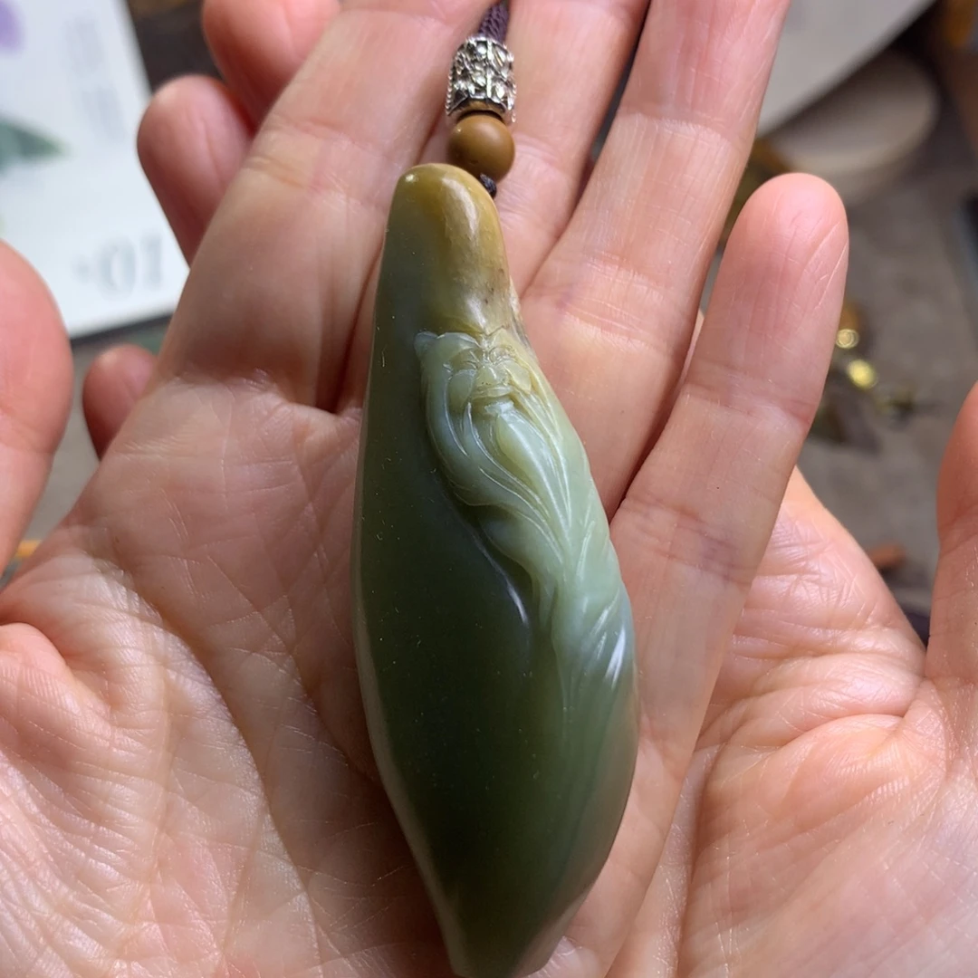 岫岩河磨玉（透闪石质玉）未镶嵌挂件
