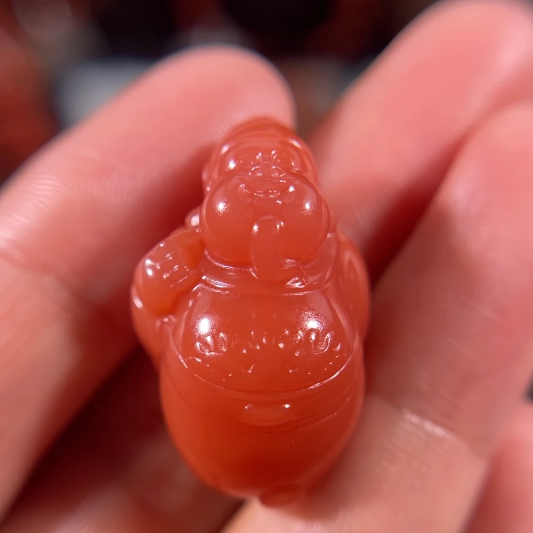 南红玛瑙未镶嵌小财主27*17.1