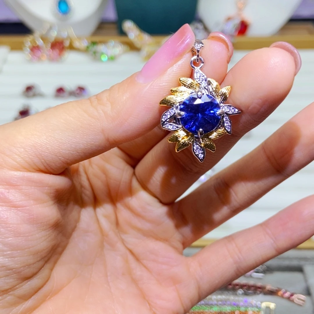 银S925镶嵌耳饰紫晶