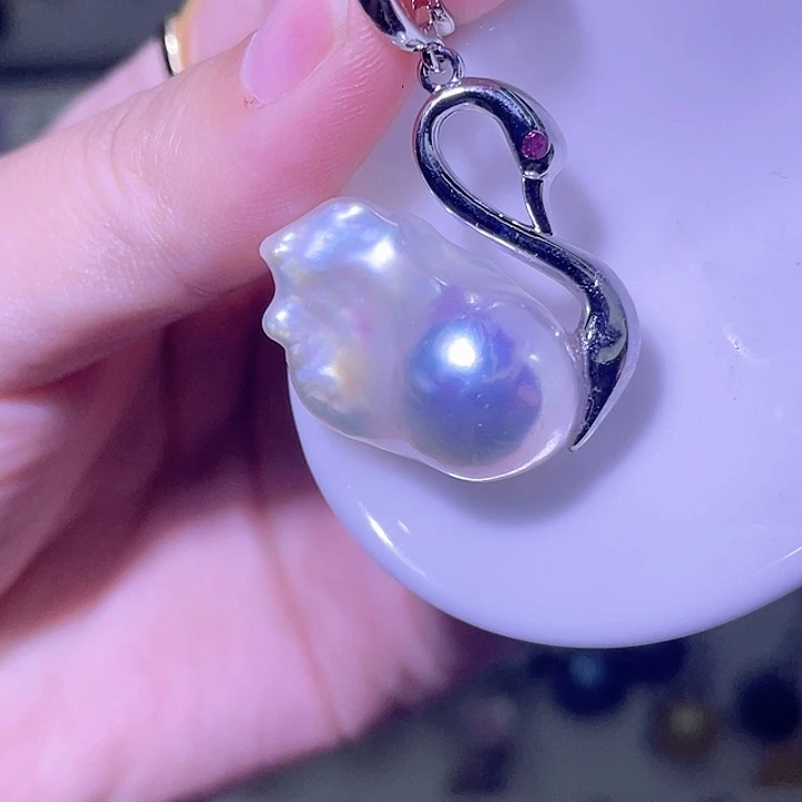 淡水珍珠合金颈饰36