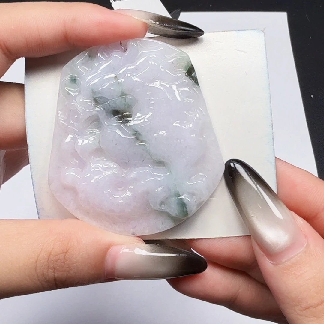 翡翠未镶嵌挂件翡翠