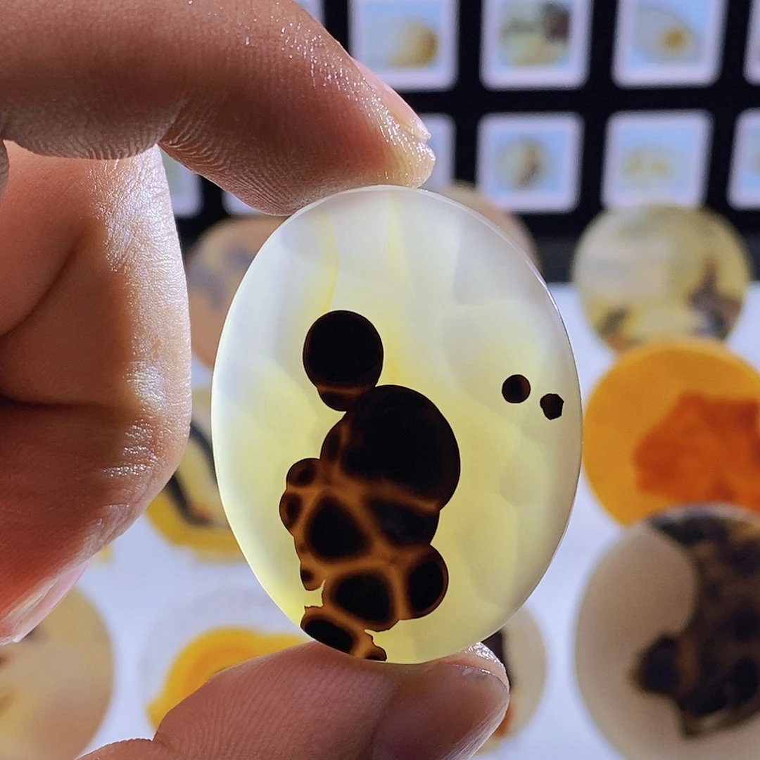 玛瑙/玉髓未镶嵌吊坠(不含链)34