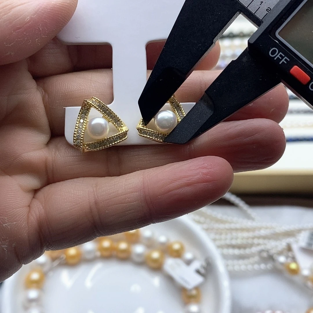 海水珍珠颈饰银S925镶嵌