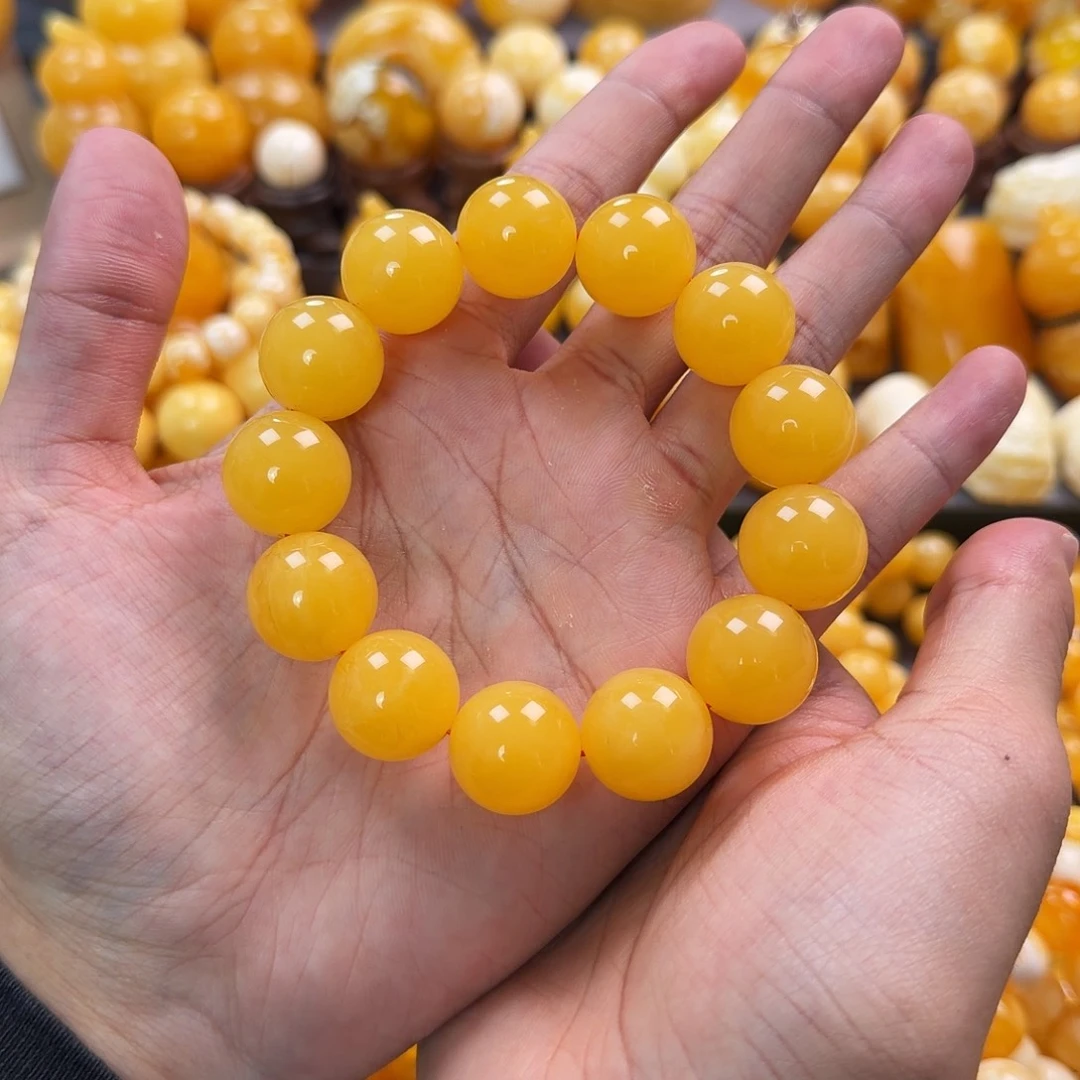 琥珀未镶嵌珠宝奇石17.5mm同料