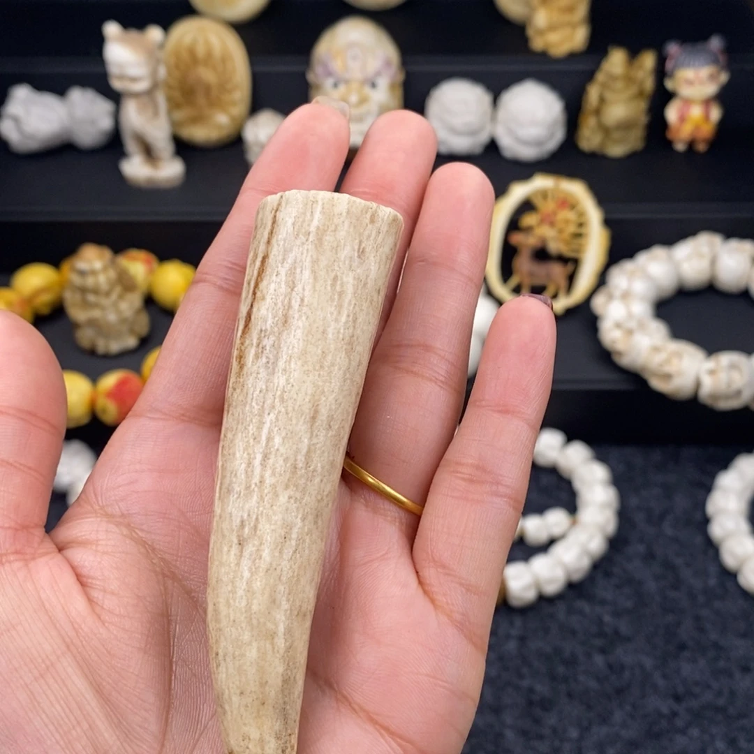 放***己鹿骨手串/手链鹿角雕刻