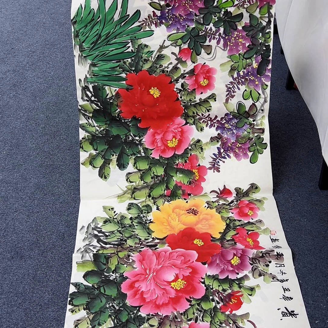 国画事事顺心如意万事如意