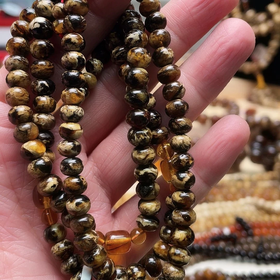 琥珀裸石未镶嵌七10346