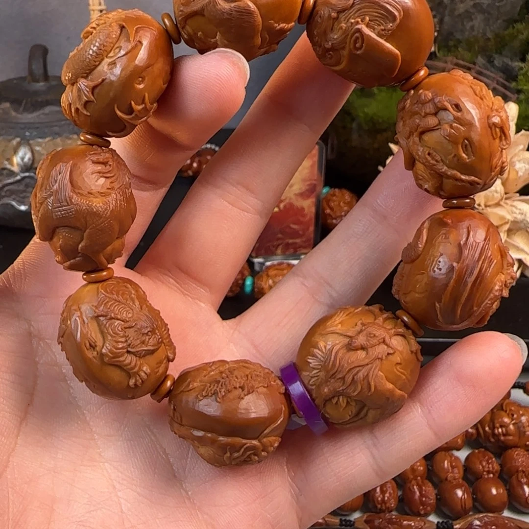 橄榄核手串/手链L****g力舟 22山海经