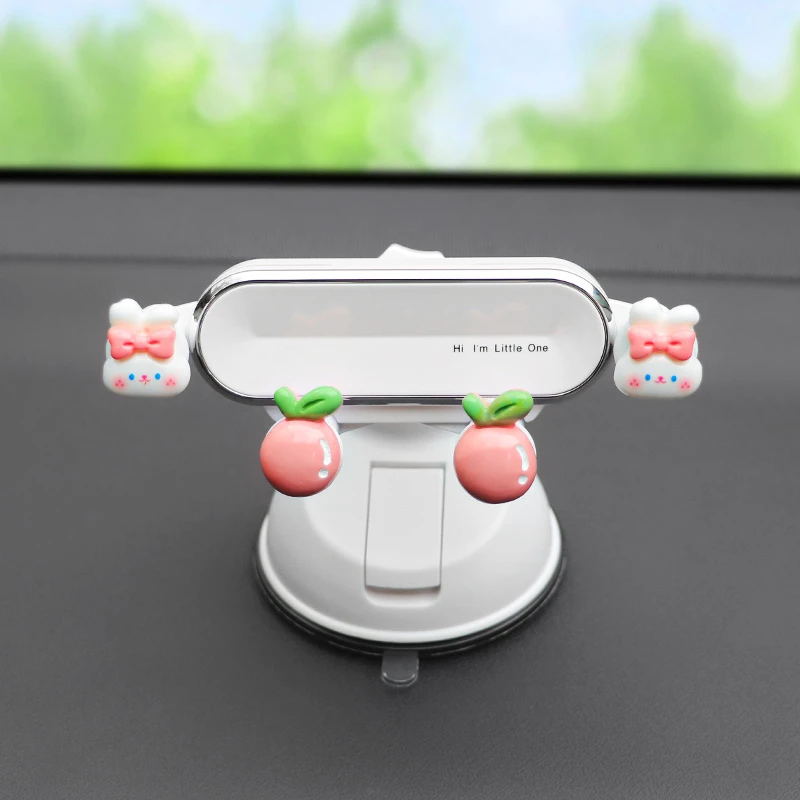 车载手机支架仪表台出风口两用中控台可爱创意导航固定支撑架女生