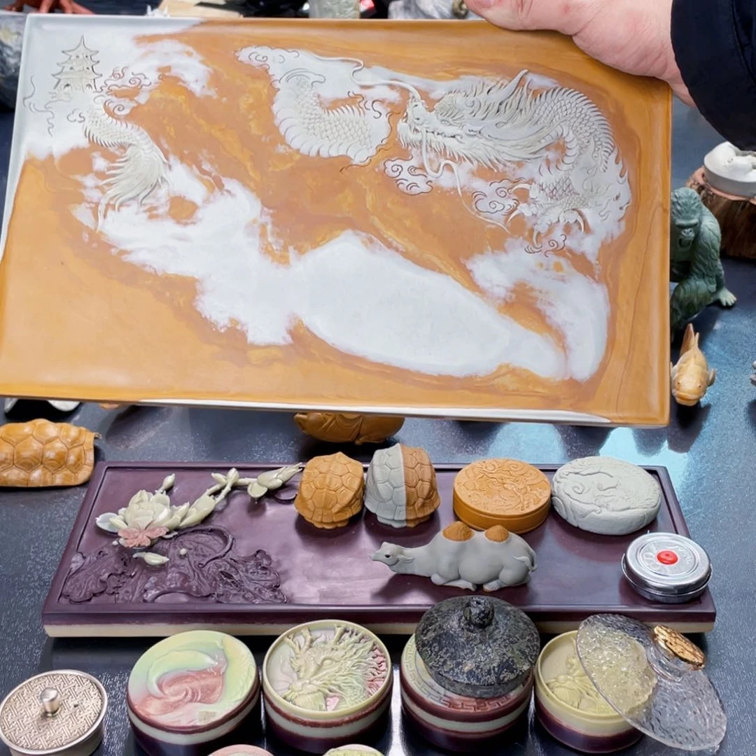 干泡台龙行天下32公分精品