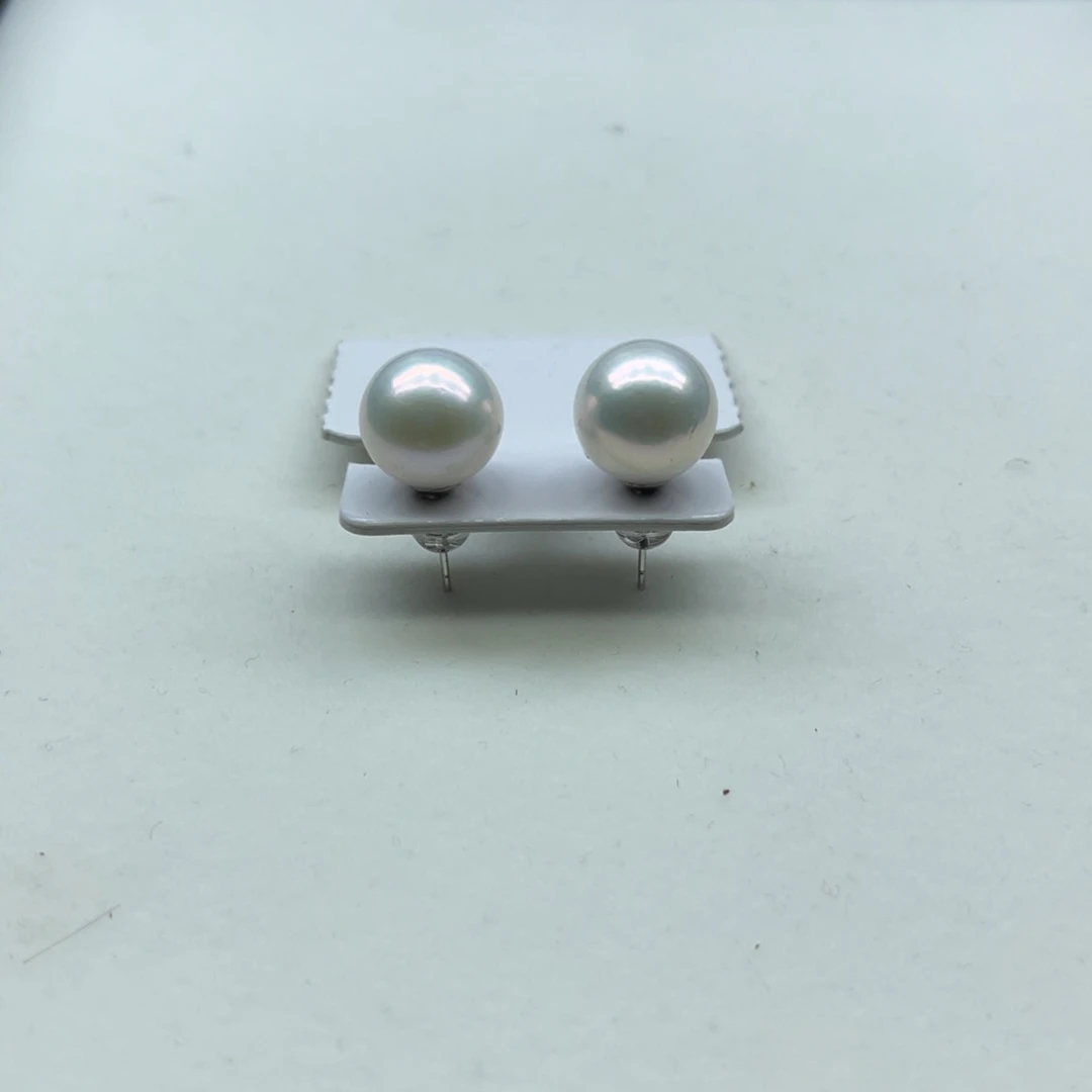 耳饰淡水珍珠银S925镶嵌