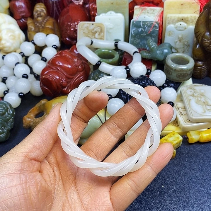 把件白玉菩提精选