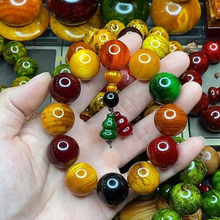 琥珀木雷击木多宝珠