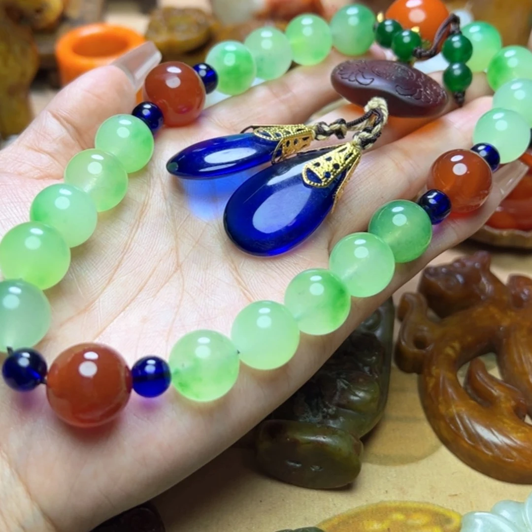 【闪购商品】蛇纹石玉颈饰未镶嵌