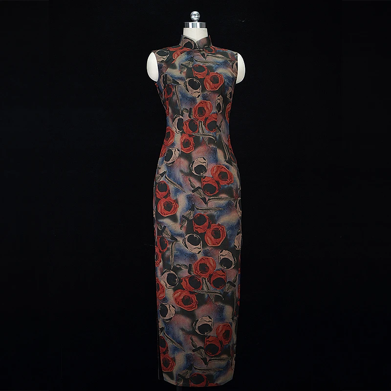 绮罗香簇』港工绢纺香云纱优雅复古年轻款高档旗袍古典日常