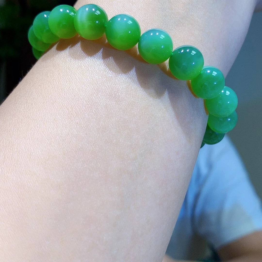 手链未镶嵌和田玉（碧玉）卡10