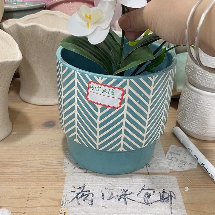 陶瓷花盆12米包邮