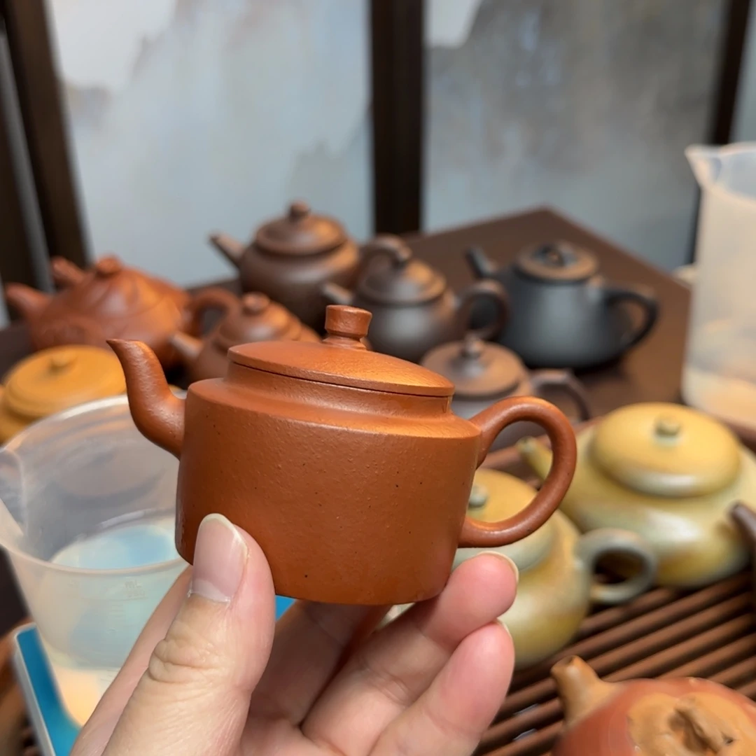 *****紫砂茶壶龙血砂万宝折肩