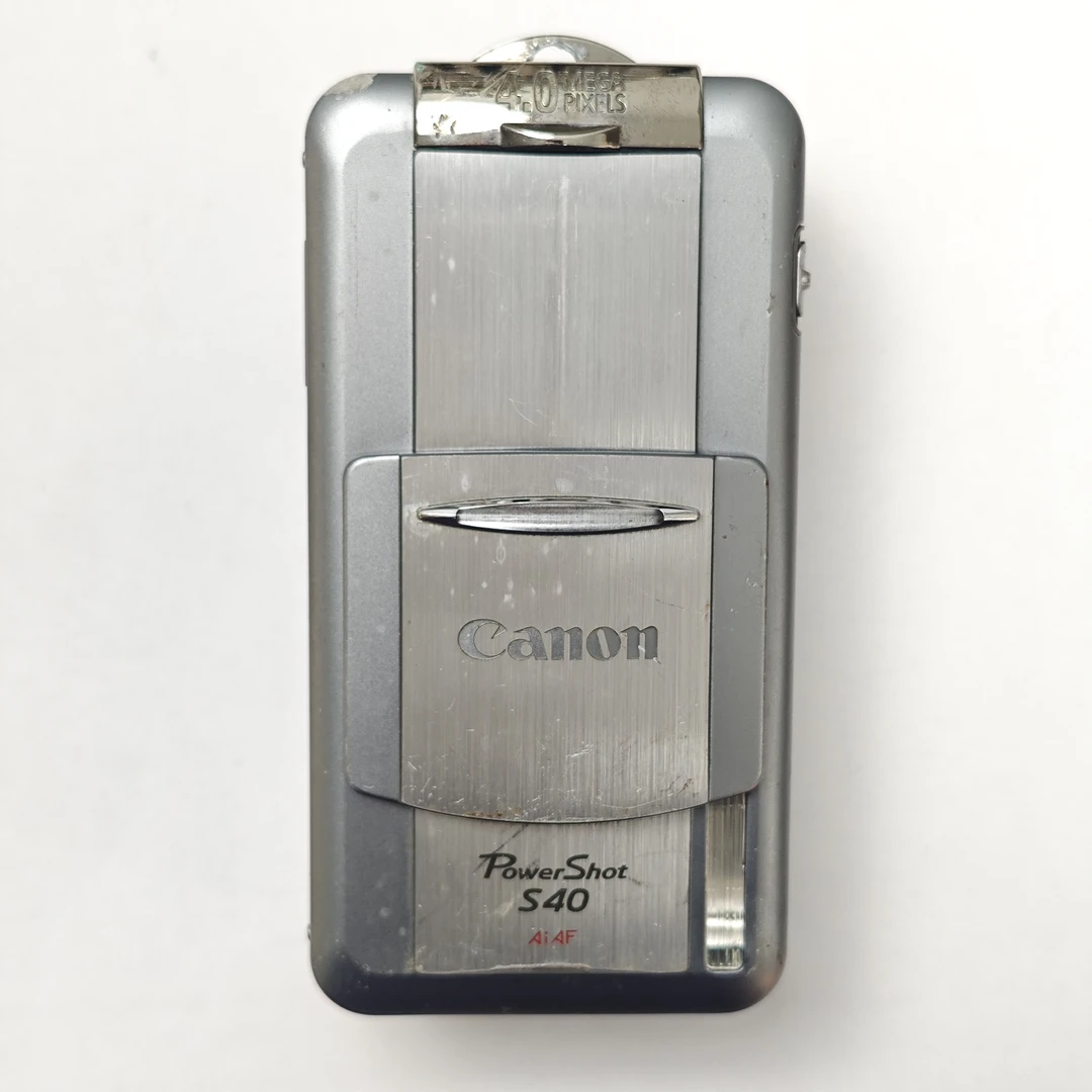 9新 Canon/佳能 S40灰色小方砖默认微瑕冷白柔焦NO退换